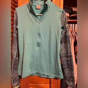 Nike Pro - long sleeve - M - half zip - with thumb hole